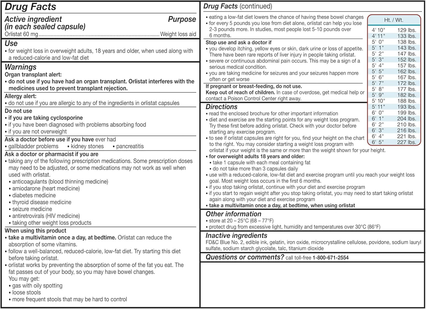 alli Weight Loss Diet Pills, Orlistat 60 mg Capsules, Non Prescription Weight Loss Aid, 120 Count Refill Pack